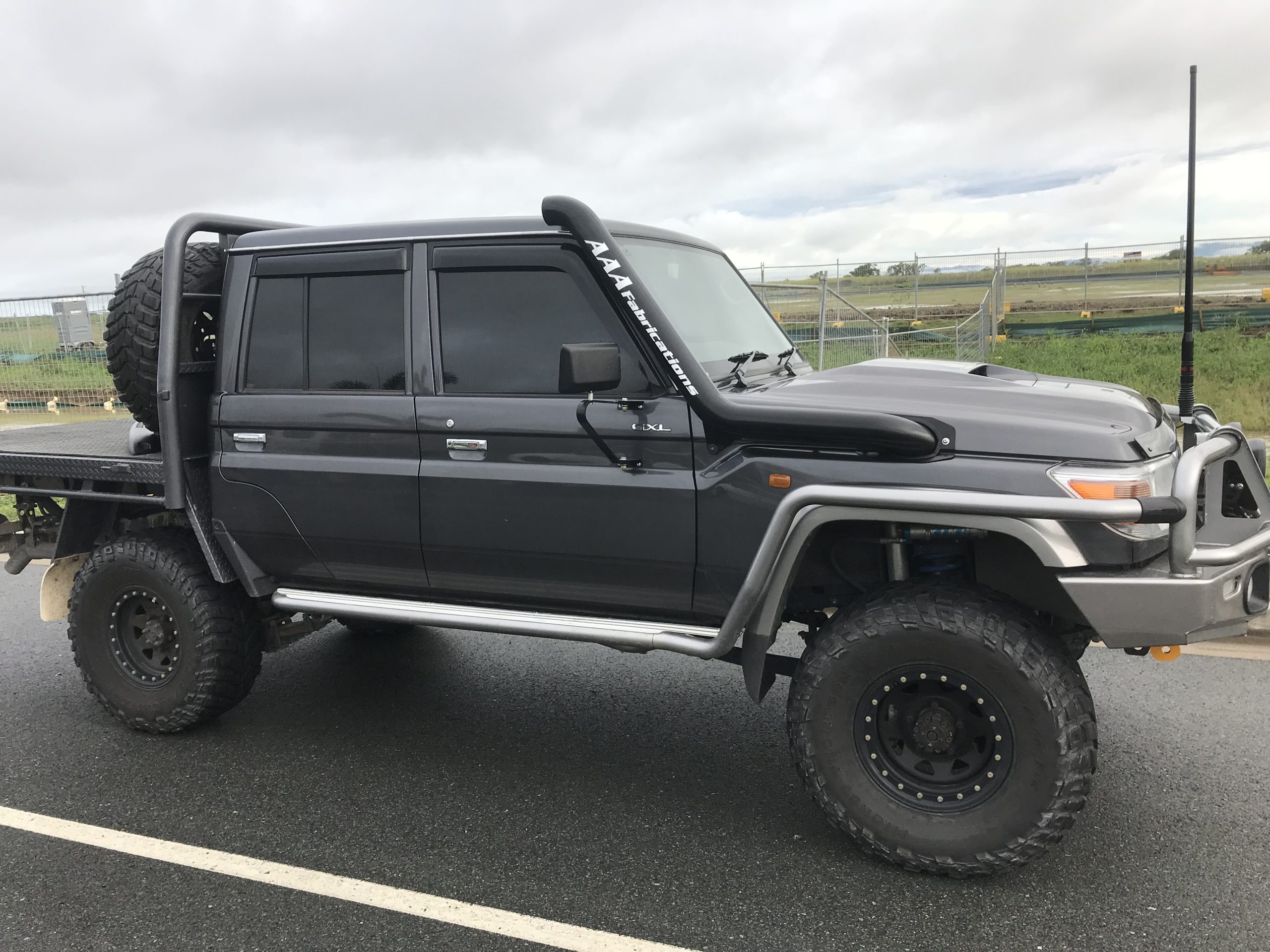 Toyota Landcruiser 79 Series VDJ79 Snorkel AAA Exhaust & Fabrications